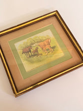 Load image into Gallery viewer, Mama and baby horse art
