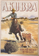 Load image into Gallery viewer, Metal AKUBRA Hat Advertising Sign