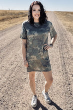 Load image into Gallery viewer, Camo Kreek Tshirt Dress