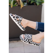 Load image into Gallery viewer, Ready to Ship | White Leopard Insanely Comfy -Beach or Casual Slides