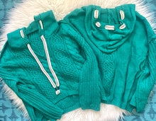 Load image into Gallery viewer, Emerald Hooded Sweater