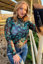 Load image into Gallery viewer, Forever in Turquoise Mesh Top
