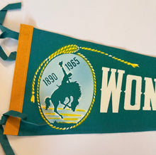 Load image into Gallery viewer, Green Wonderful Wyoming Pennant