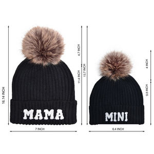 RTS: Mama and Mini Patch Beanies