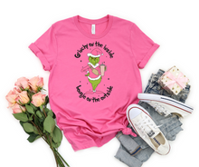 Load image into Gallery viewer, Bougie Grinch Pink Graphic T (S-3X)