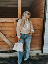 Load image into Gallery viewer, Cozy Cowgirl Sweater-Horseshoe