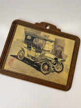 Load image into Gallery viewer, Vintage Automobile Wooden Plaque Art