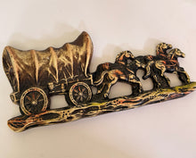 Load image into Gallery viewer, Horse &amp; Wagon Chalkware Hanging