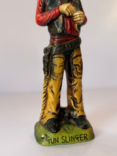 Load image into Gallery viewer, Vintage 'Gun Slinger' Chalkware Sculpture