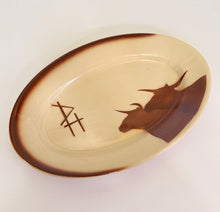 Load image into Gallery viewer, Wellsville Catlle Brand Bull Platter