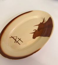 Load image into Gallery viewer, Wellsville Catlle Brand Bull Platter