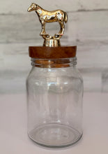 Load image into Gallery viewer, Horse Trophy Jar (Metal Toper)
