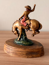 Load image into Gallery viewer, Raffia Bucking Bronc Sculpture