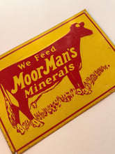 Load image into Gallery viewer, Moorman's Minerals Metal Sign