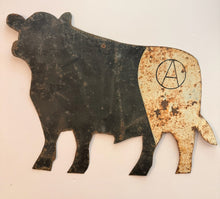Load image into Gallery viewer, Metal Cut-Out Angus Sign