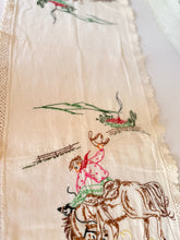 Load image into Gallery viewer, Embroidered Cowboy Table Runner/Dresser Throw