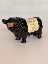 Load image into Gallery viewer, Small Black Ceramic Bull Decanter