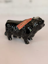 Load image into Gallery viewer, Small Black Ceramic Bull Decanter