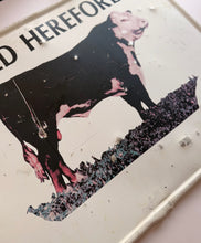 Load image into Gallery viewer, Vintage Polled Hereford Metal Sign