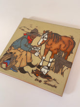 Load image into Gallery viewer, 84' Cowboy &amp; Horse Teissedre Tile