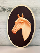 Load image into Gallery viewer, Chalkware Horse Head Illusion Art