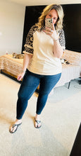 Load image into Gallery viewer, Leopard Print Ruffle Sleeve Top