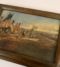 Load image into Gallery viewer, Framed Teepee Canvas Print