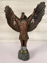 Load image into Gallery viewer, Ceramic Feather Indian Sculpture