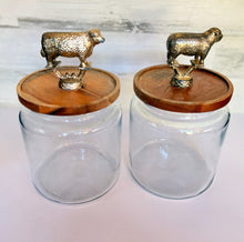 Load image into Gallery viewer, Large Set of 2 Hereford Topper Jars