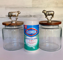 Load image into Gallery viewer, Large Set of 2 Hereford Topper Jars