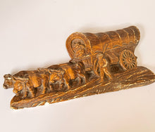 Load image into Gallery viewer, Ox &amp; Wagon Chalkware Sculpture