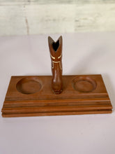 Load image into Gallery viewer, Wooden Boot Double Trinket Tray