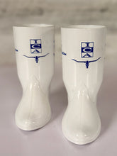 Load image into Gallery viewer, White Plastic Boot Mugs