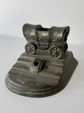 Load image into Gallery viewer, Pewter Covered Wagon Pen Holder