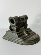 Load image into Gallery viewer, Pewter Covered Wagon Pen Holder