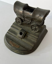Load image into Gallery viewer, Pewter Covered Wagon Pen Holder