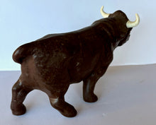 Load image into Gallery viewer, Large Ceramic Bull (White Horns)