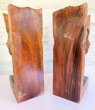 Load image into Gallery viewer, Huge Wooden Horse Bookend Set