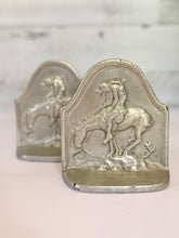 Load image into Gallery viewer, Silver End of Trail Bookends
