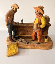 Load image into Gallery viewer, Vintage Cowboy Saloon Sculpture