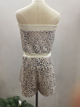 Load image into Gallery viewer, RTS: The Holly Strapless Leopard Romper