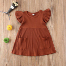 Load image into Gallery viewer, RTS: BEST SELLER RUFFLE SLEEVE &amp; POCKET DRESS*