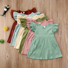 Load image into Gallery viewer, RTS: BEST SELLER RUFFLE SLEEVE &amp; POCKET DRESS*