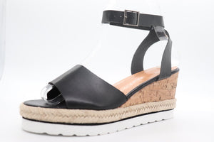 RTS: The Baylee Vegan Leather Wedge