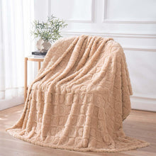 Load image into Gallery viewer, rts: Plush Checker &amp; Heart Blanket