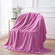 Load image into Gallery viewer, rts: Plush Checker &amp; Heart Blanket