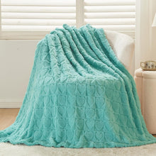 Load image into Gallery viewer, rts: Plush Checker &amp; Heart Blanket