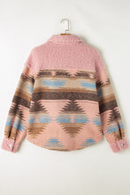 Load image into Gallery viewer, Aztec Sherpa Jacket