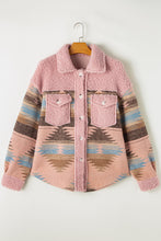 Load image into Gallery viewer, Aztec Sherpa Jacket