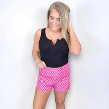 Load image into Gallery viewer, RTS: One Hot Momma Leopard and Checker Shorts